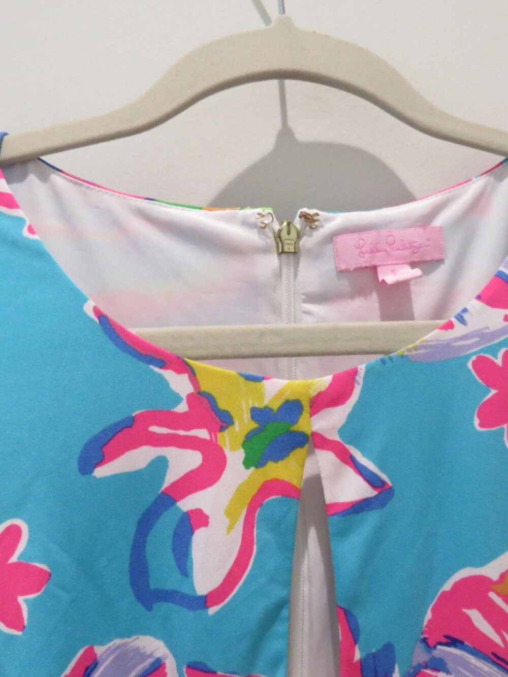 LILLY PULITZER Fairfield Tunic Dress Sea Blue Summer Haze Small Preppy Bright - Picture 7 of 15